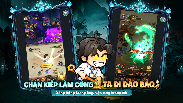 Cơ chế đào xẻng kiếm tướng và trang bị độc nhất vô nhị trong 3Q Đào Đào Đào