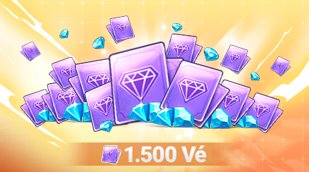 Gói nạp Gói 1500 Vé