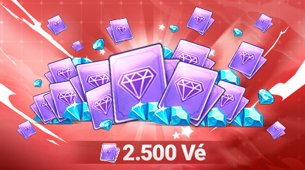 Gói nạp Gói 2500 Vé