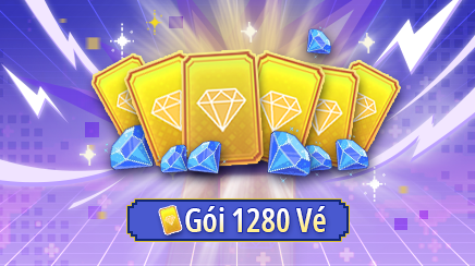 Gói nạp Gói 1280 Vé