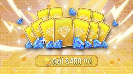 Gói nạp Gói 6480 Vé